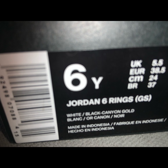 jordan 6 rings (gs) - Picture 5 of 5